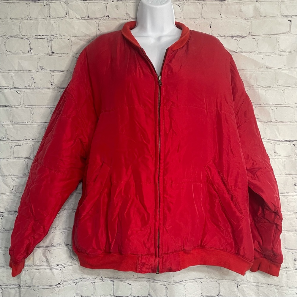 Clio II Red Puffy Coat with matching pants 2X